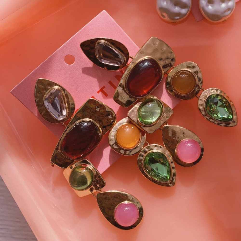 Abstract Jewel Earrings